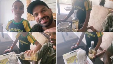 Shikhar Dhawan and Son Zoravar’s Volcano Experiment Will Give You Major Father-Son Goals (Watch Video)