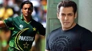 Shoaib Akhtar Wants Salman Khan to Play the Lead Role in His Biopic