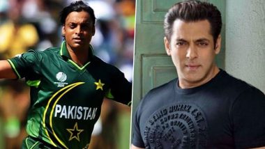 Shoaib Akhtar Wants Salman Khan to Play the Lead Role in His Biopic