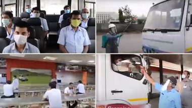 Social Distancing at Mahindra & Mahindra's Igatpuri Plant is Perfect Example of How Industries Should Resume Work Amid COVID-19 Pandemic (Watch Video)