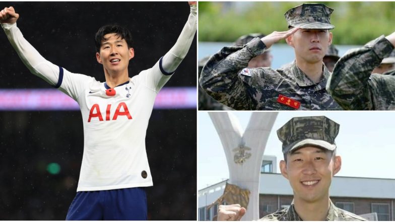 Tottenham Hotspur’s Son Heung-Min Completes Three-Week Mandatory Military Service in South Korea (See Pics)