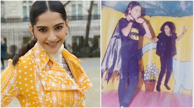 Sonam Kapoor Shares an Adorable Throwback Picture in a DIY Batman Getup!