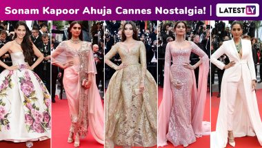 Sonam Kapoor Ahuja Cannes Nostalgia: A Heady and Intangible Affair of Couture Fabulousness, Sartorial Perfection, Drop Dead Elegance at the French Riviera!