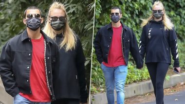 Sophie Turner Flaunts Her Baby Bump as She Strolls With Husband Joe Jonas in LA (View Pics)