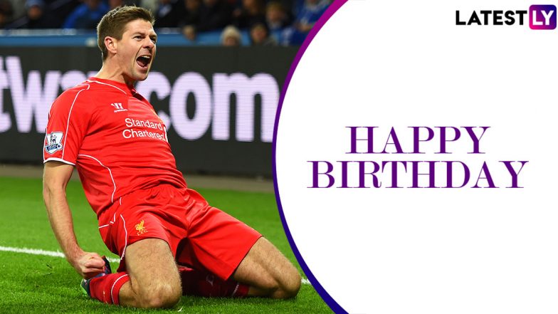 Steven Gerrard Birthday Special: Five Best Goals by Liverpool’s Captain Fantastic