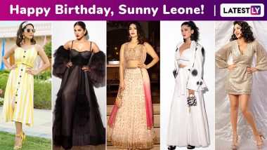 Sunny Leone Birthday Special: A Versatile Style Capsule of Her Chic, Glamorous and Ethno-Cool Moments From Homegrown Labels!