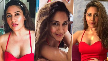 Surbhi Chandna Raises Summer Temperatures, Opts For A Red Hot Outfit For An 'Online Photoshoot' (View Pics)