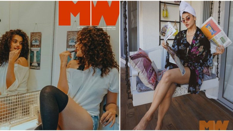 Taapsee Pannu Glams Up From Home For a Magazine Cover As She Takes Us Through Her Quarantine Routine (View Pics)