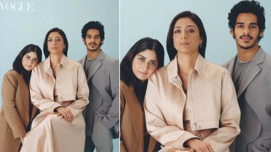 A Suitable Boy Stars Tabu, Ishaan Khatter, Tanya Maniktala Look Every Bit Chic As They Pose for British Vogue Magazine’s June Issue (View Pic)