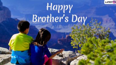 Happy Brother’s Day 2020 (US) Wishes & Messages: WhatsApp Stickers, HD Images, GIFs, Facebook Greetings and SMS to Send to Your Brother