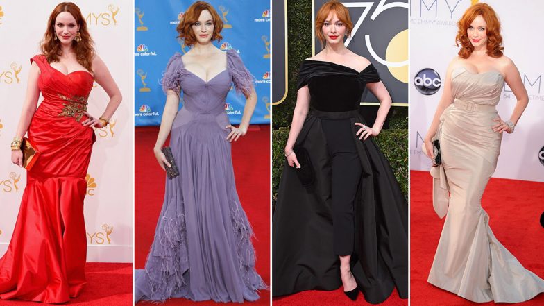 Christina Hendricks Birthday Special: A Bombshell Who Loves her Bold Necklines Like No One Else (View Pics)