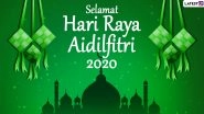 Hari Raya Aidilfitri 2020 Greetings & HD Images: WhatsApp Stickers, Selamat Hari Raya Messages, Facebook Wishes and GIFs to Keep Up the Festive Spirit!
