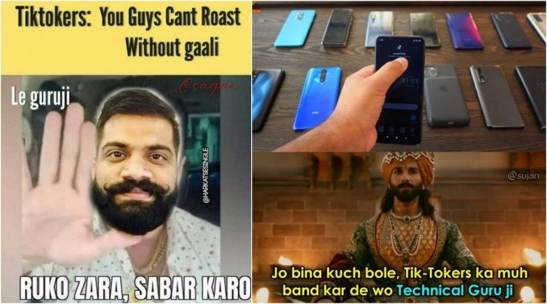#technicalguruji Funny Memes Trend as YouTuber Uninstalls TikTok and Washes Hands With Sanitiser!
