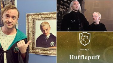 Tom Felton aka Harry Potter's Draco Malfoy Gets 'Sorted' in Hufflepuff and We Think His Father Lucius Won't Be Pleased!
