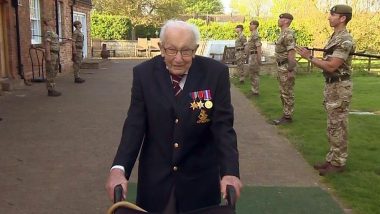 100-Year-Old WW II War Veteran Tom Moore to be Knighted For Raising Record Breaking £33 Million to Support NHS Workers by Walking Laps in His Garden