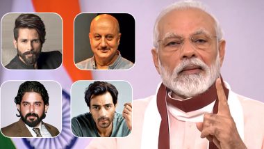 Shahid Kapoor, Anupam Kher, Arjun Rampal And Other Celebrities Laud PM Narendra Modi For His Latest Speech Announcing Rs 20 Lakh Crore Economic Package (View Tweets)