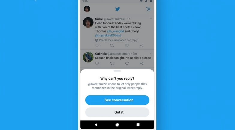 Twitter’s New Feature Will Let Users Choose Who Can Reply to Their Tweets