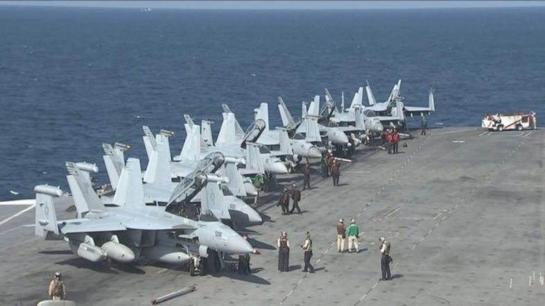 Yokosuka-Based Aircraft Carrier USS Ronald Reagan Officially Began its Indo-Pacific Deployment