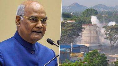 Vizag Gas Leak: President Ram Nath Kovind Offers Condolences to Families of Victims in Styrene Gas Leak Tragedy