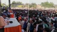 Ghaziabad: Thousands of Migrant Workers Gather at Ramlila Ground to Register For 3 Shramik Trains Scheduled to Leave For UP Today, Watch Video