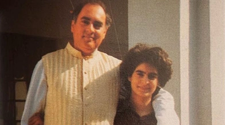 Rajiv Gandhi Death Anniversary: Priyanka Gandhi Vadra Shares 'Last Photo' With Her Father 