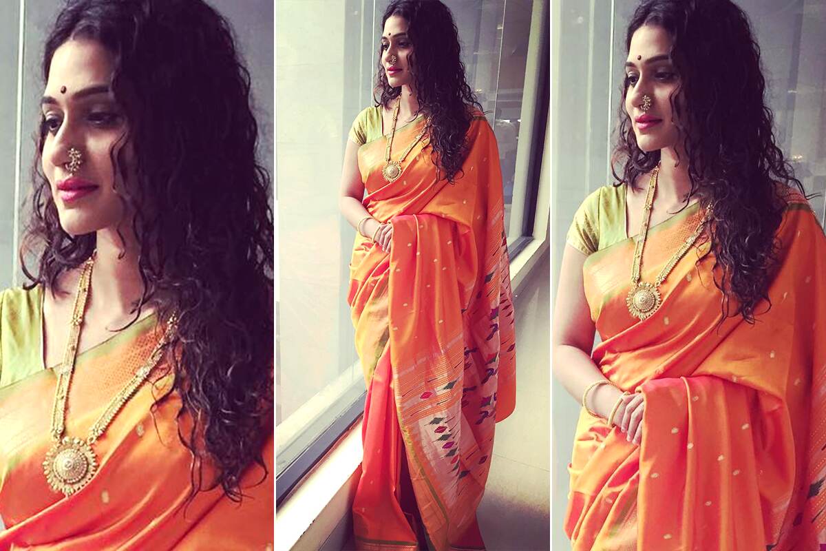 Urmila Kothare Saree Fashion Moments