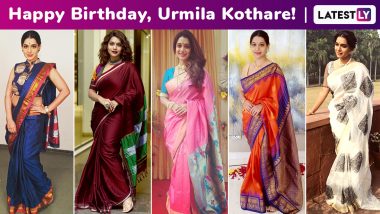 Urmila Kothare Birthday Special: Reigning Her Insane Love for Six Yards, Here’s Why It’s Always an Elegant Affair!