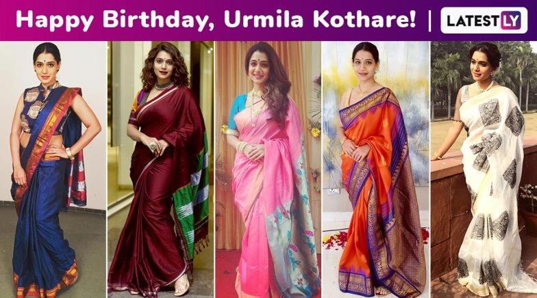 Urmila Kothare Birthday Special: Here’s Why Her Love for Six Yards Is Always an Elegant Affair!