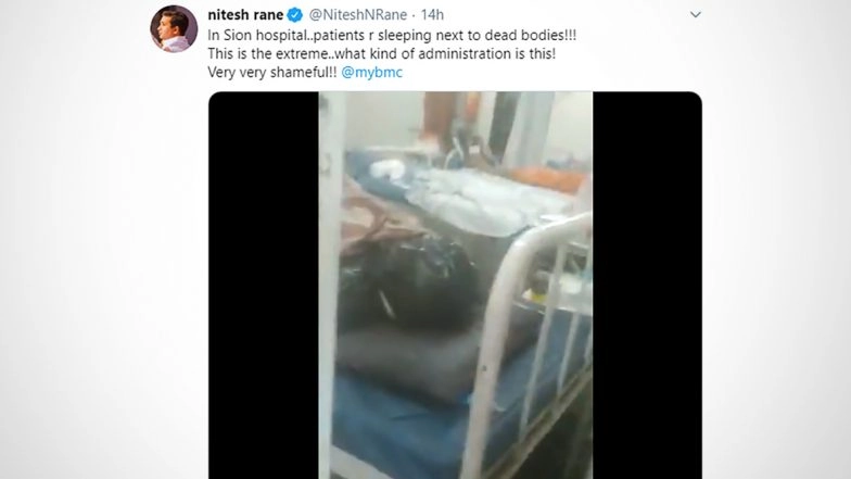 Mumbai Shocker: Horrific Video of Sion Hospital Shows Patients Sleeping with Dead Bodies Inside COVID-19 Ward