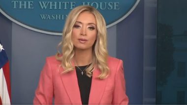 White House Press Secretary Kayleigh McEnany Goofs-Up at Press Meet, Reveals President Donald Trump's Bank Details