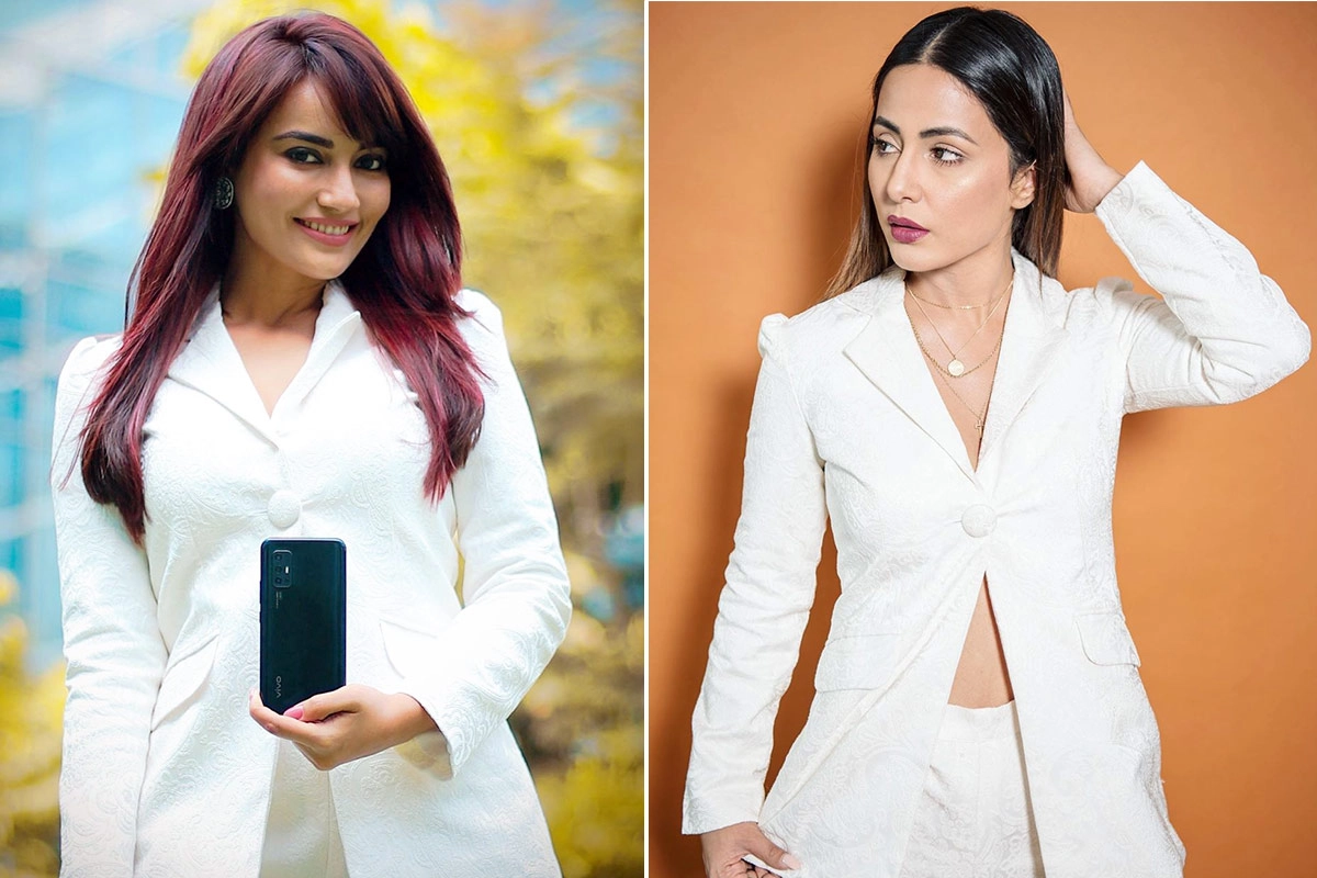 Who Wore It Better - Surbhi Jyoti or Hina Khan in Ombrello Pantsuit