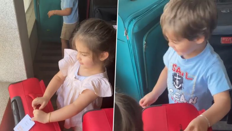 Karan Johar’s Kids Yash and Roohi Have Got a Foolproof Plan to ‘Bag’ Themselves Up and Escape the Lockdown (Watch Video)