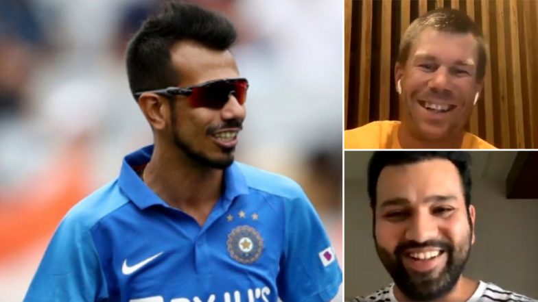 Yuzvendra Chahal Hilariously Trolls David Warner for Having ‘Patience’ to Watch Mumbai Indians' Documentary