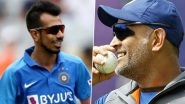 MS Dhoni&rsquo;s Retirement: Yuzvendra Chahal Says 'COVID-19 Played a Role in Former India Captain&rsquo;s Decision To Retire'