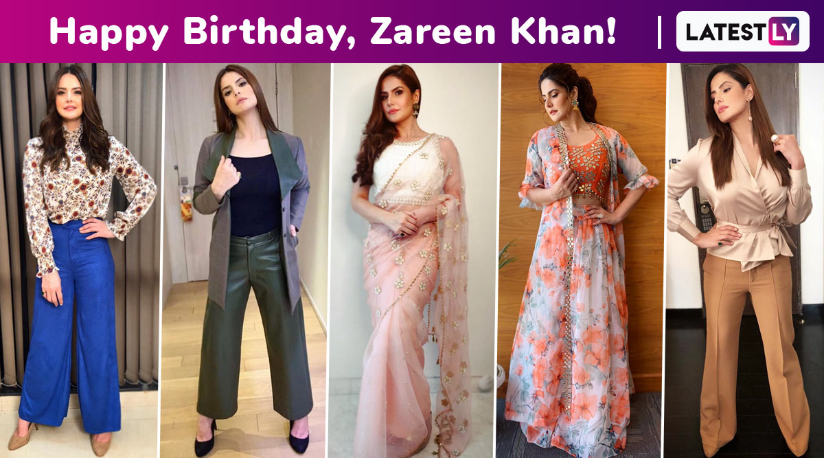 Zareen Khan Birthday Special: Versatile Chic, This Flawless Actress'  Arsenal Is a Lesson in Having Every Kind of Ensemble in Our Wardrobes! | ðŸ‘—  LatestLY