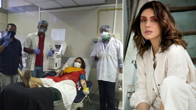 Zoa Morani Donates Blood in Mumbai for Plasma Therapy, Requests All COVID-19 Survivors to Come Forward and Help Those Affected By Coronavirus (View Pics)