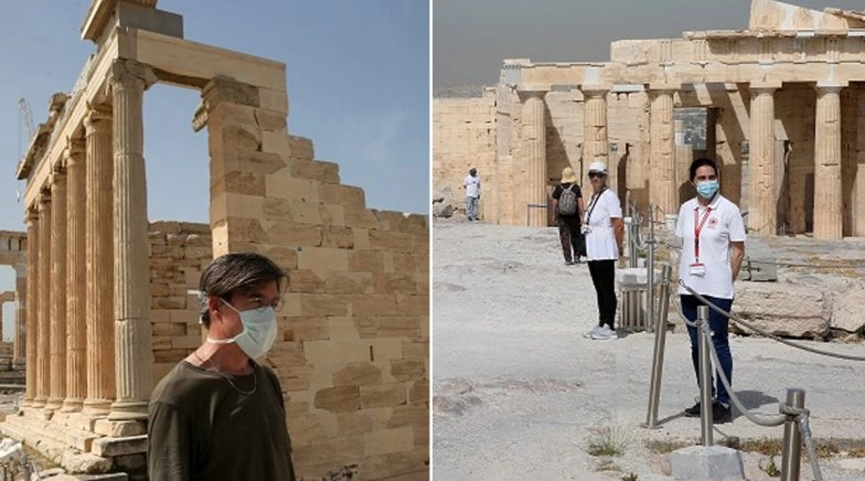Acropolis in Athens, Beaches, Churches and Other Tourist Spots Reopen As Greece Eases Lockdown