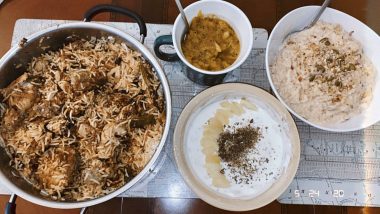Eid 2020 Is Incomplete Without Biryani! Twitterati Share Yummylicious Photos of Their Eid-Al-Fitr Special Recipe