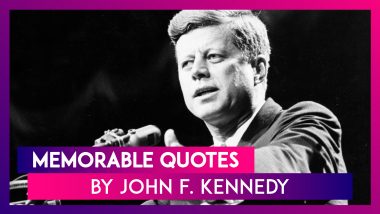 John F. Kennedy Quotes: Remembering 35th US President on His 103rd Birth Anniversary