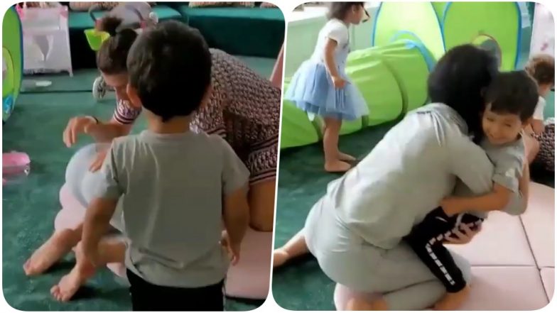 Cristiano Ronaldo’s Daughter Eva Yells at Father, Runs to Defend Her Mother as CR7 Playfully Whacks Georgina Rodriguez (Watch video)