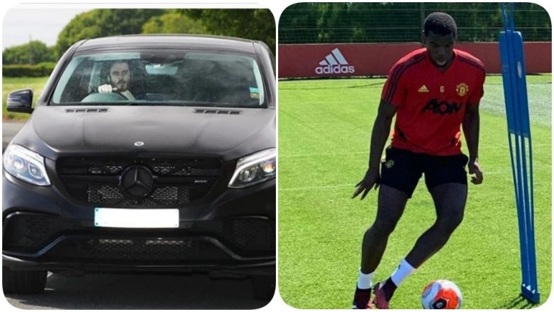 David de Gea Flaunts Unshaven Look As he Returns to Old Trafford, Paul Pogba Trains With United