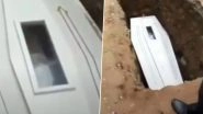 Holy Sh*t! Dead Body Waves From Inside His Coffin at Cremation Ground, Spooky Viral Video Will Scare the Bejesus Out of You