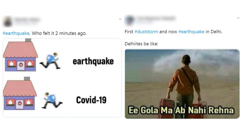 Earthquake, Dust Storm in Delhi Sparks Hilarious Memes and Jokes On Twitter