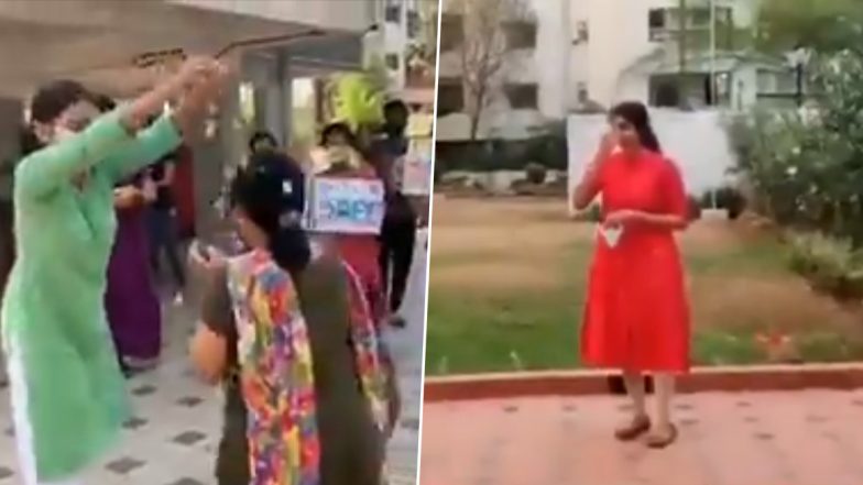 Doctor's Warm Welcome With Claps and Flowers on Returning Home After 20 Days of Treating COVID 19 Patients is Going Viral; Other Similar Instances Where Corona Frontline Warriors Were Showered With Love