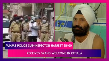 Harjeet Singh, Punjab Sub-Inspector Whose Hand Was Chopped Off by Nihangs, Receives Grand Welcome