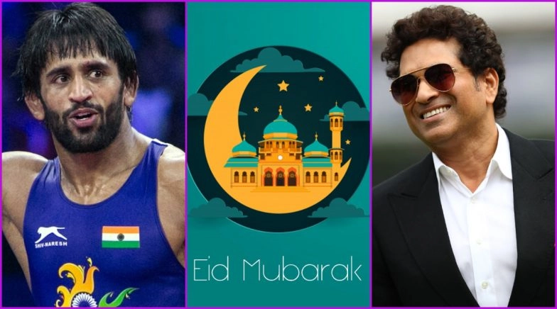 Sachin Tendulkar, Bajrang Punia and Other Sports Personalities Greet People on Eid ul Fitr