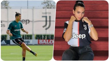 Ronaldo's girlfriend Georgina uploads slo-mo video of herself working out  as Juventus star prepares for Nations League finals with Portugal