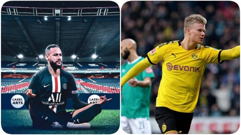 Erling Haaland Thanks Neymar & PSG for Mocking His Mediation Celebration, Says ‘I Think They Helped Me a Lot’