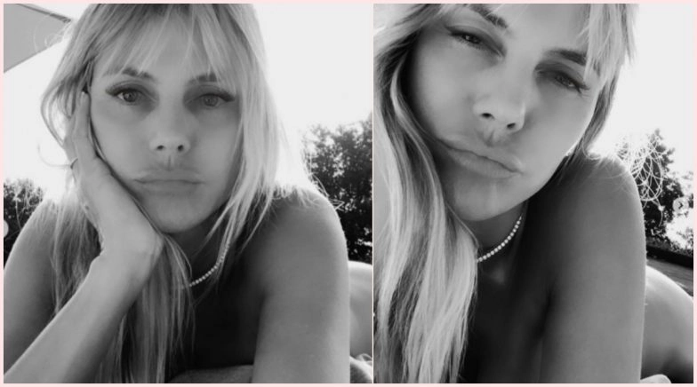 Heidi Klum Basks in the Sun, Nude With Only Wearing a Gorgeous Diamond Necklace, View Pics 