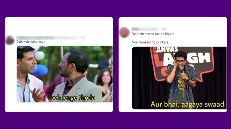 Delhi Govt Imposes 70% ‘Special Corona Fee’ on Liquor Sale! Unhappy Booze Lovers Cry Bitter by Sharing Funny Memes and Jokes